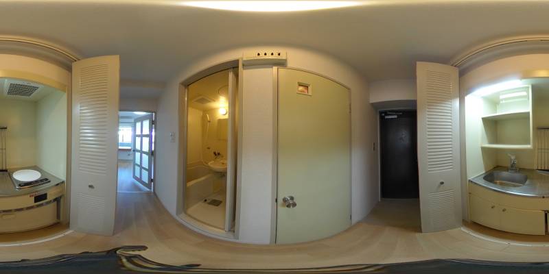 パノラマ画像キッチン