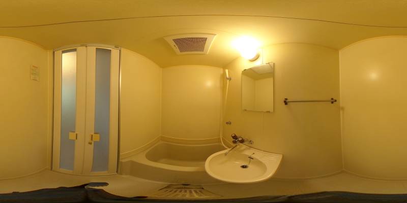 パノラマ画像バスルーム