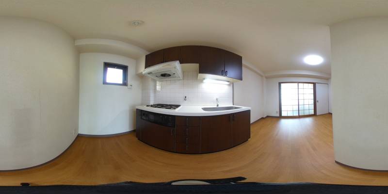 パノラマ画像キッチン