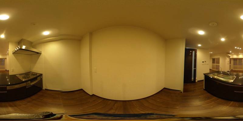 パノラマ画像キッチン