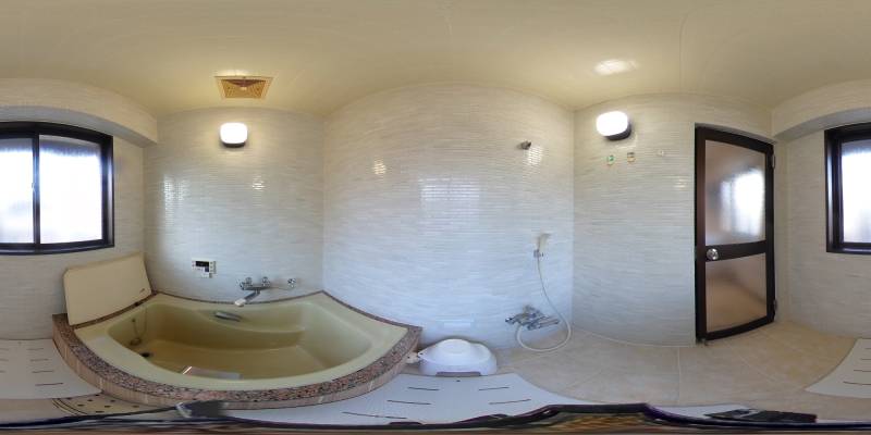 パノラマ画像バスルーム