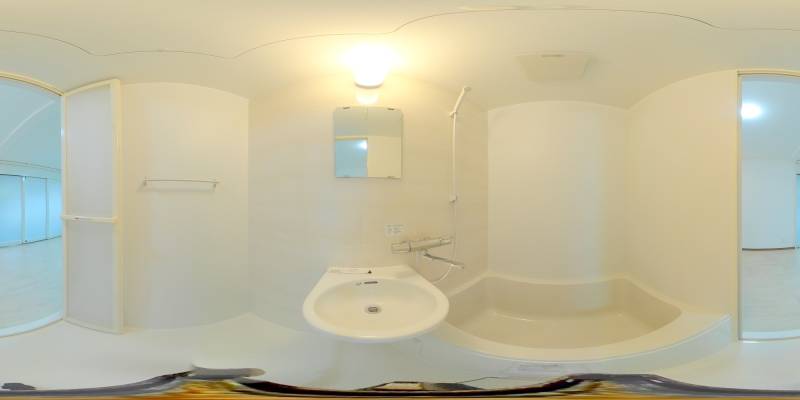 パノラマ画像バスルーム