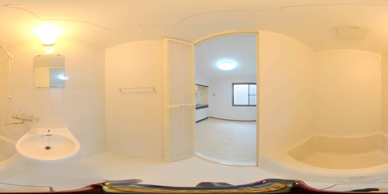 パノラマ画像バスルーム