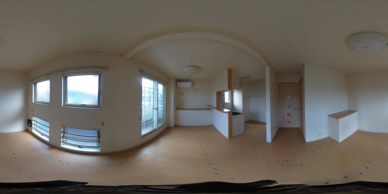 パノラマ画像リビング