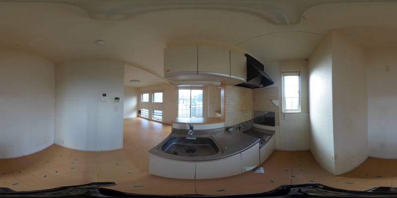 パノラマ画像キッチン