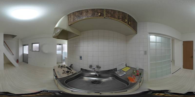 パノラマ画像キッチン