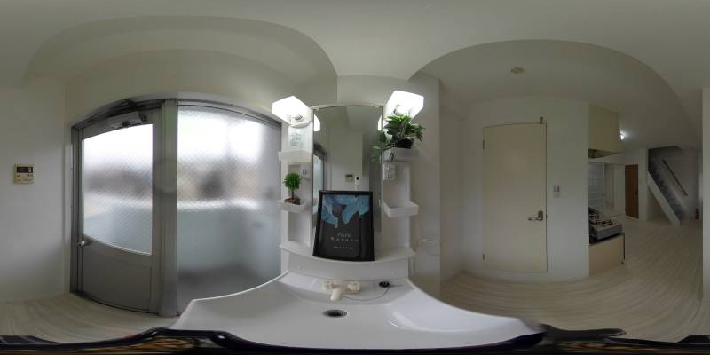 パノラマ画像洗面所