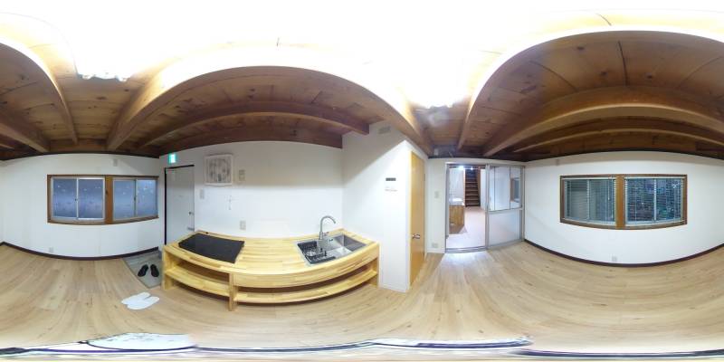 パノラマ画像キッチン