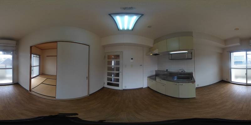 パノラマ画像リビング