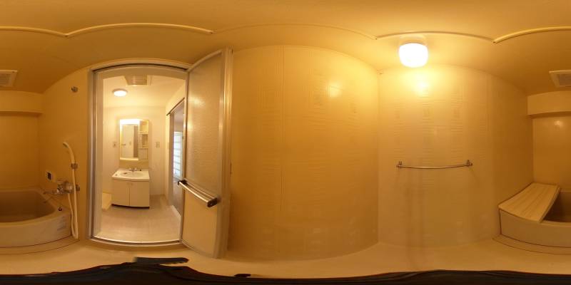 パノラマ画像バスルーム