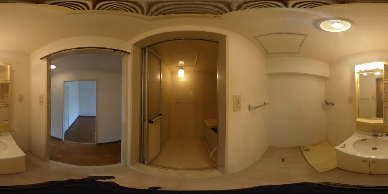 パノラマ画像洗面所