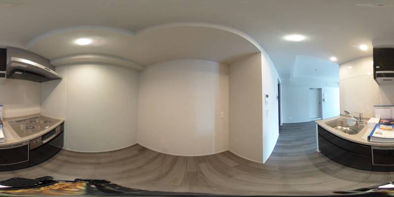 パノラマ画像キッチン