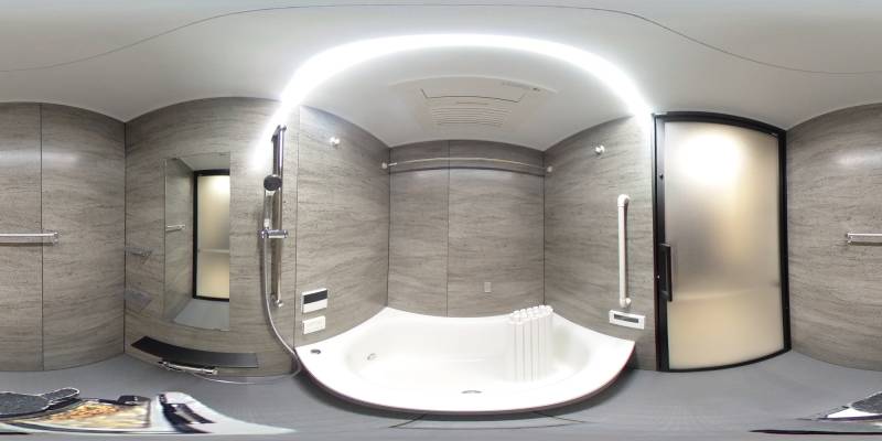 パノラマ画像バスルーム