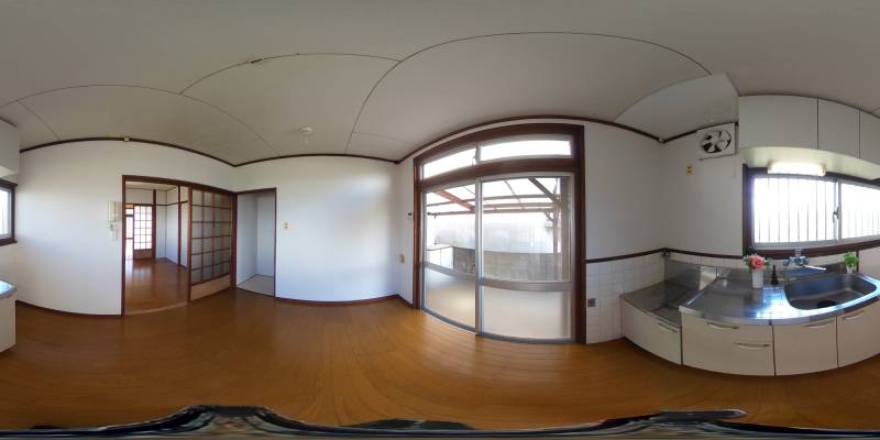 パノラマ画像キッチン