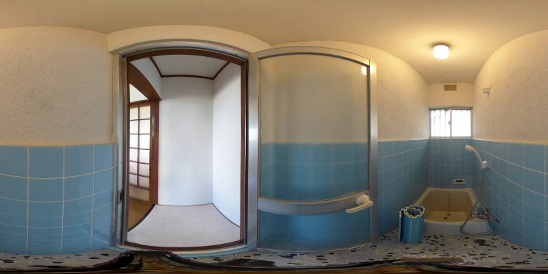 パノラマ画像バスルーム