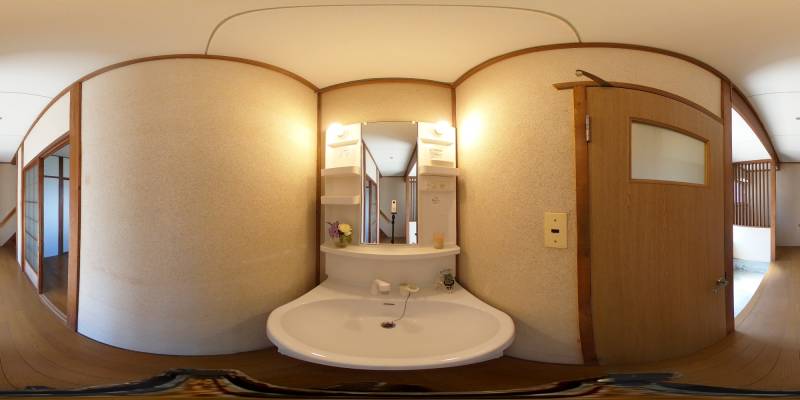 パノラマ画像洗面所