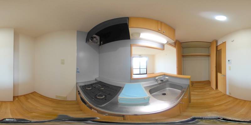 パノラマ画像キッチン