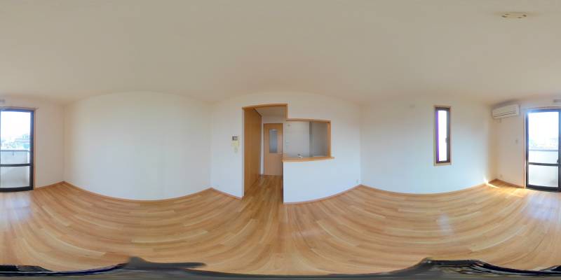 パノラマ画像洋室