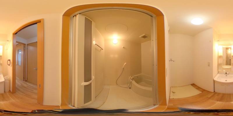 パノラマ画像バスルーム