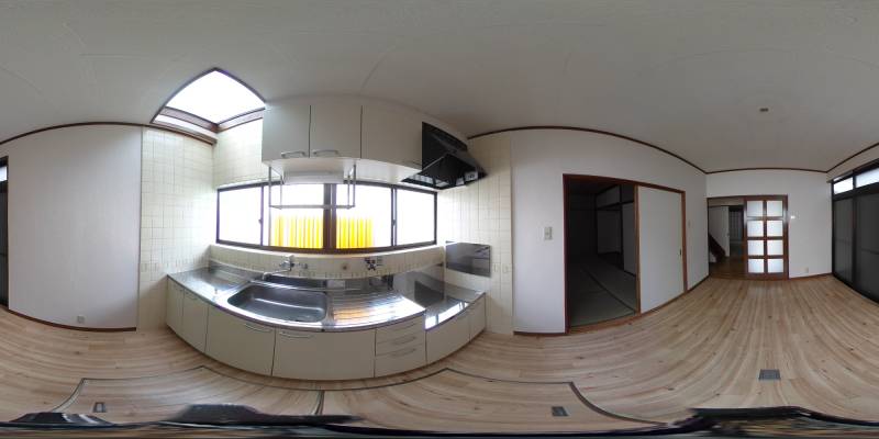 パノラマ画像キッチン