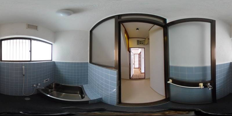 パノラマ画像バスルーム