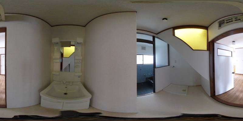 パノラマ画像洗面所