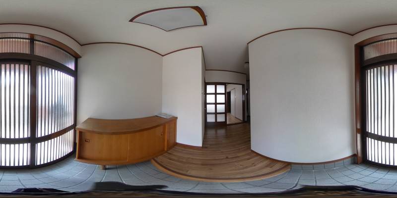 パノラマ画像玄関