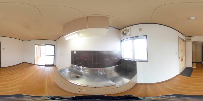 パノラマ画像キッチン