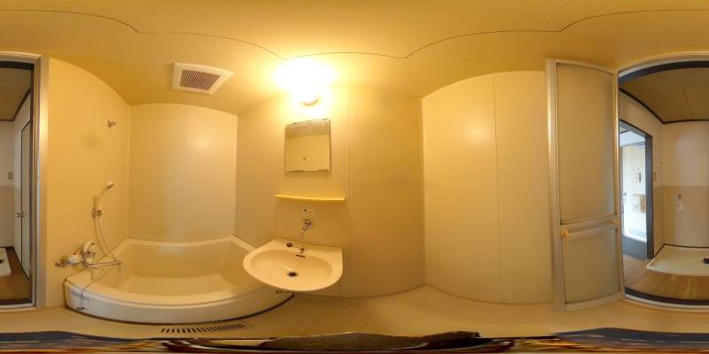 パノラマ画像バスルーム