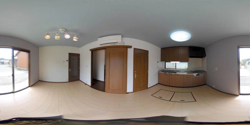 パノラマ画像リビング