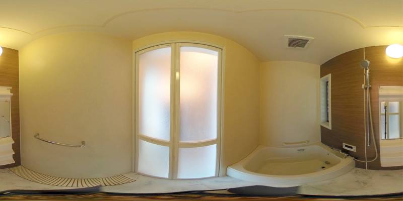 パノラマ画像バスルーム