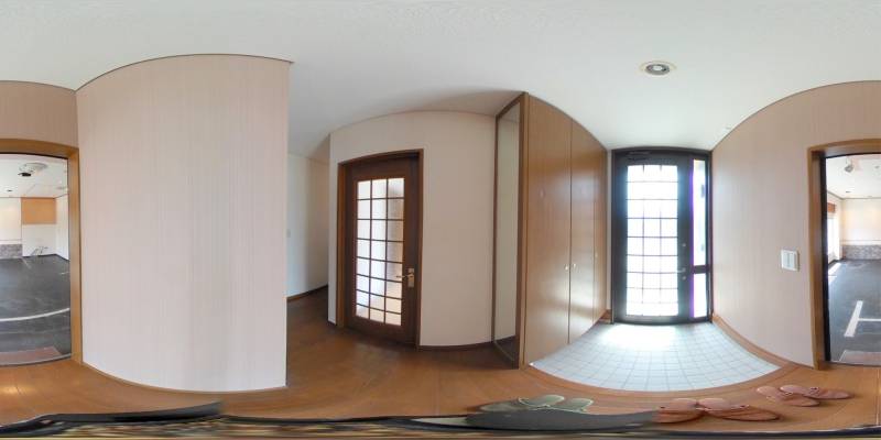 パノラマ画像玄関