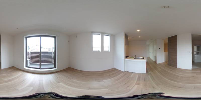 パノラマ画像リビング