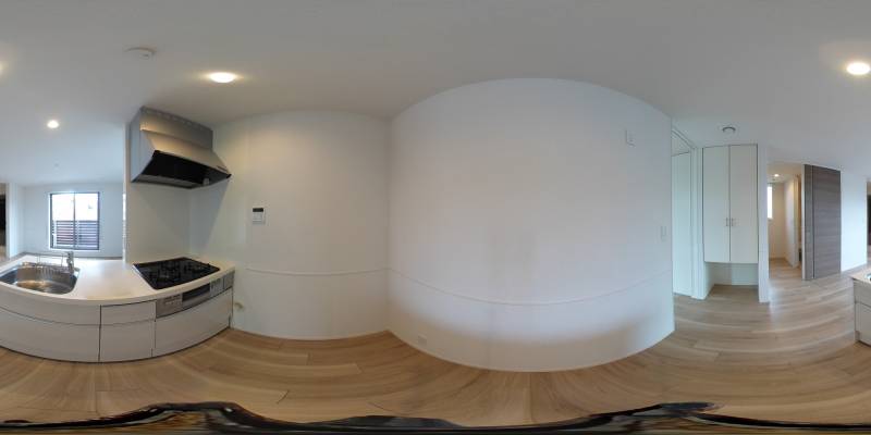 パノラマ画像キッチン