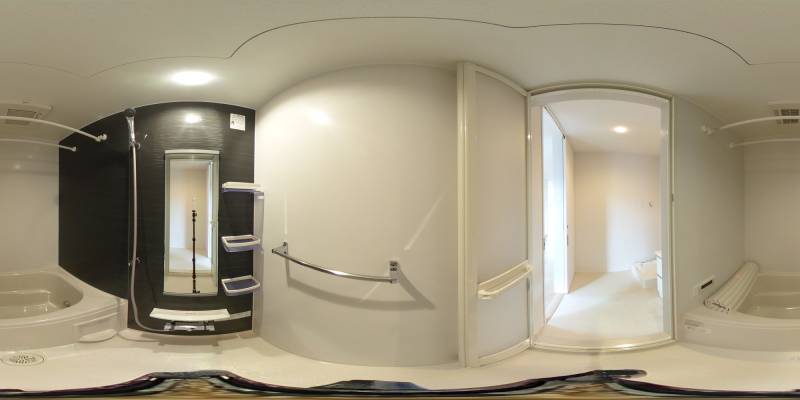 パノラマ画像バスルーム