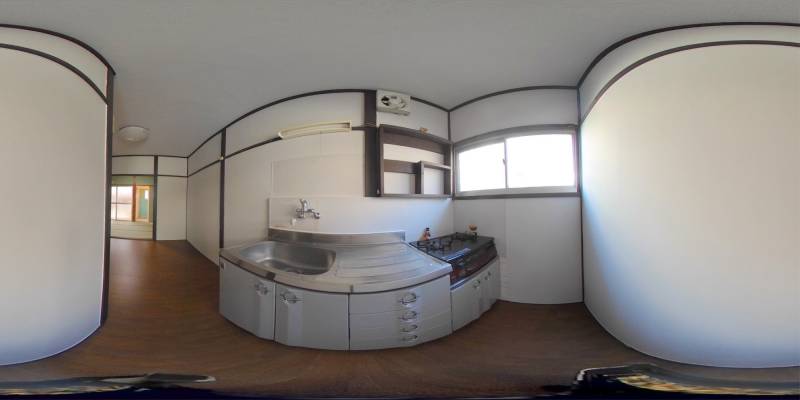 パノラマ画像キッチン