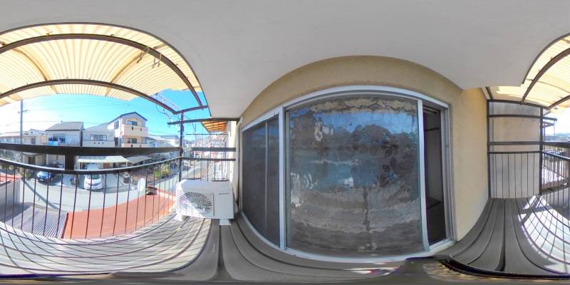 パノラマ画像バルコニー