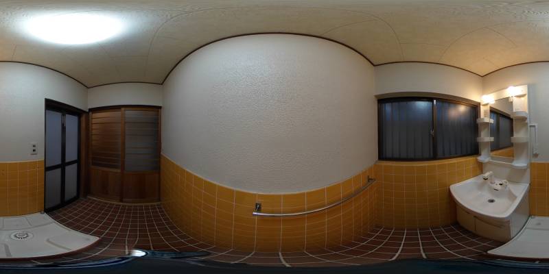 パノラマ画像洗面所