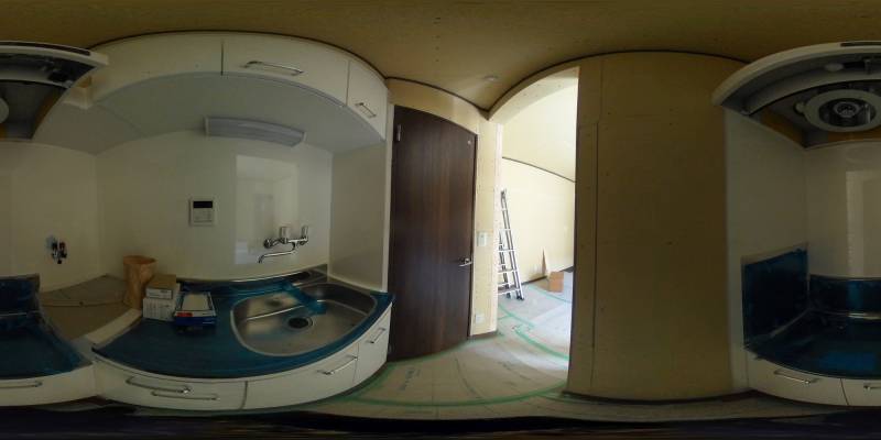 パノラマ画像キッチン