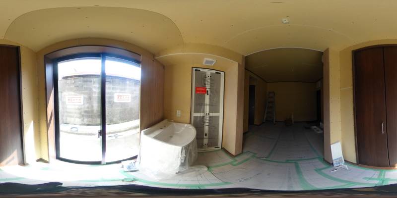 パノラマ画像洗面所