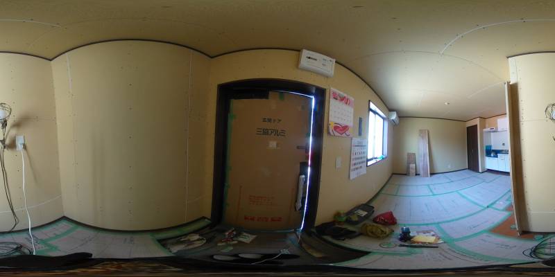 パノラマ画像玄関