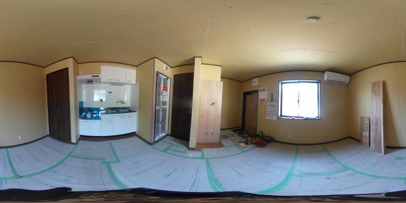 パノラマ画像リビング