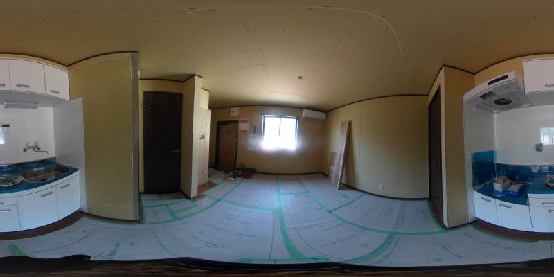 パノラマ画像キッチン