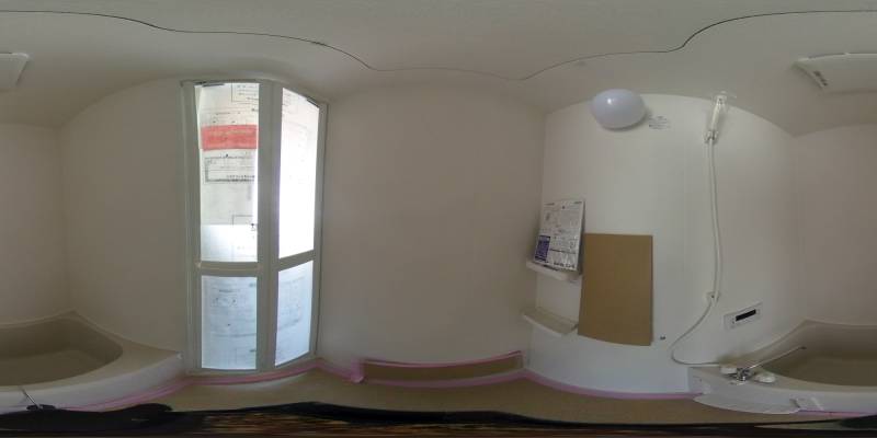 パノラマ画像バスルーム