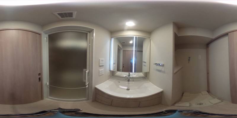 パノラマ画像洗面所