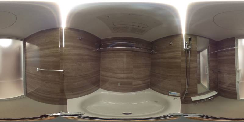 パノラマ画像バスルーム