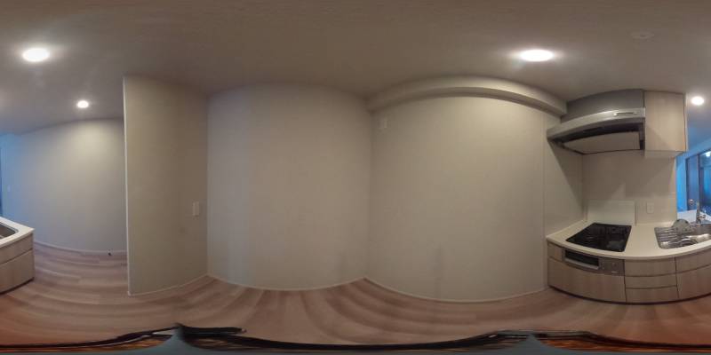 パノラマ画像キッチン