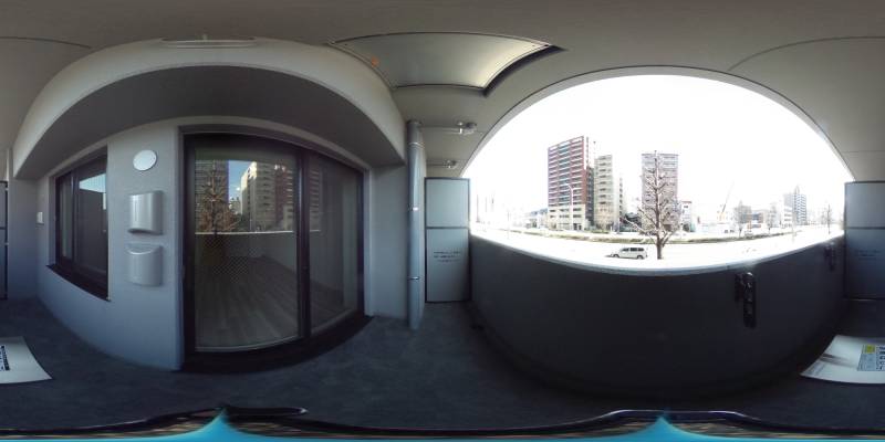 パノラマ画像バルコニー