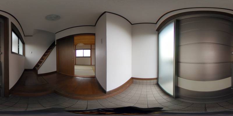 パノラマ画像玄関