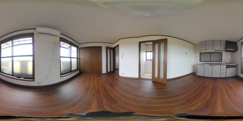 パノラマ画像リビング